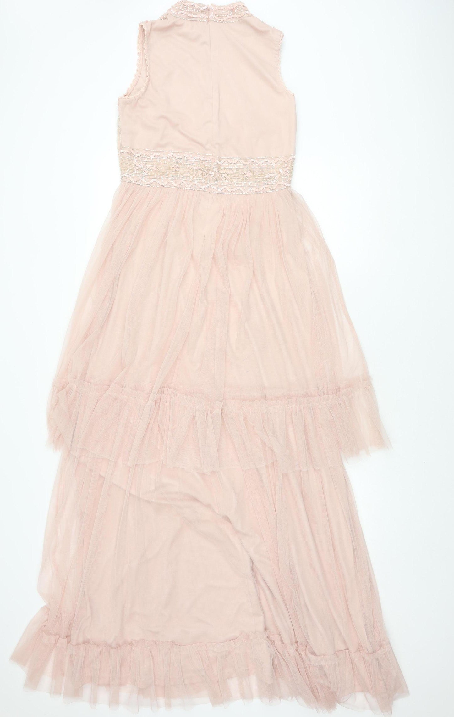 Frock & Frill Pink Women's Dress, Size 10, Sequin Accent