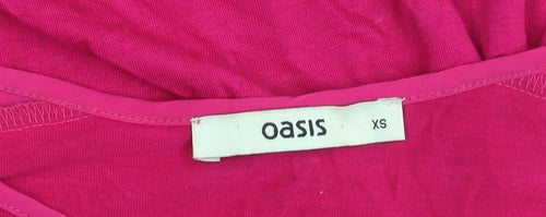 Oasis Women's Pink 3/4 Sleeve Top XS