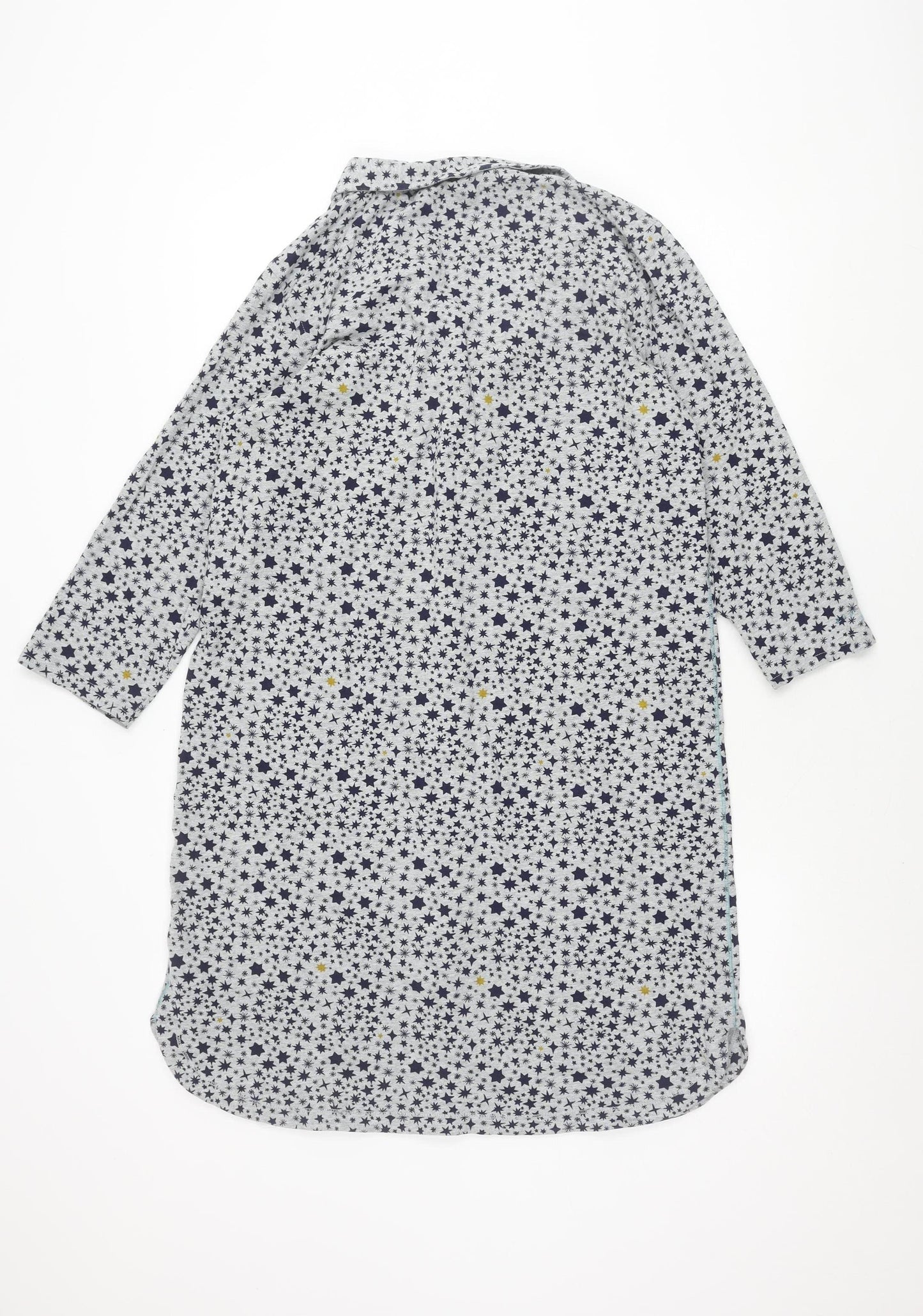 White Stuff Women's Grey Star Shirt Dress M