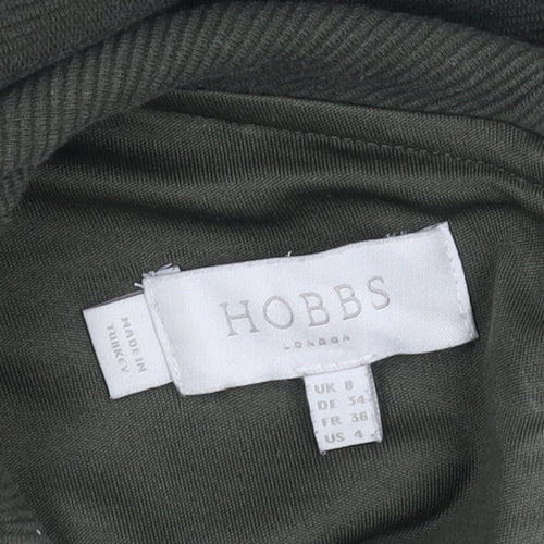 Hobbs Women's Green Sheath Dress Size 8 Formal Midi