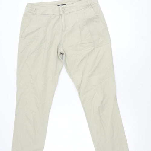 Warehouse Women's Beige Trousers Size 12