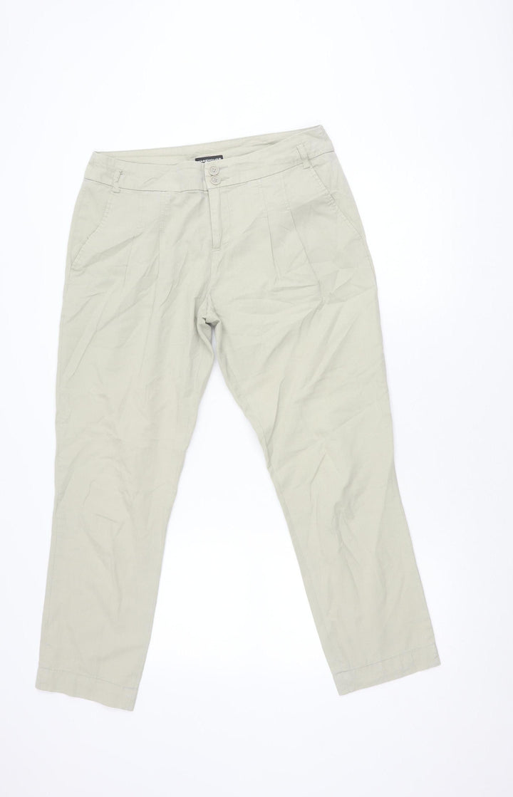 Warehouse Women's Beige Trousers Size 12