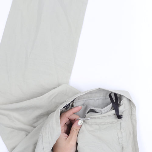 Warehouse Women's Beige Trousers Size 12