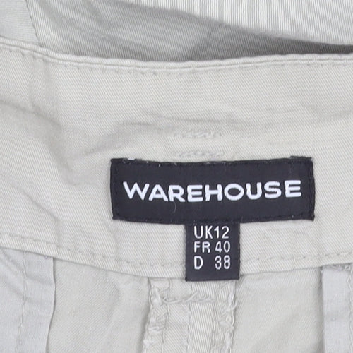 Warehouse Women's Beige Trousers Size 12