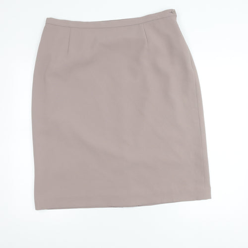 Eastex Women's Beige Pencil Skirt, Size 20, Knee Length