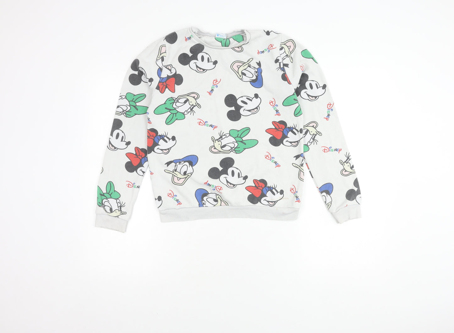 Disney Boys Mickey Pullover Sweatshirt 11-12 Years Multicoloured
