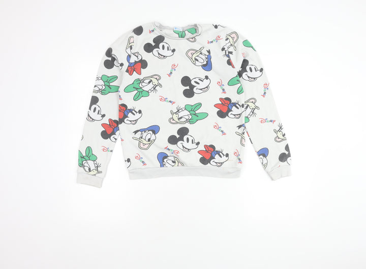 Disney Boys Mickey Pullover Sweatshirt 11-12 Years Multicoloured
