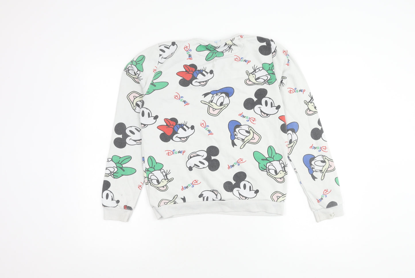 Disney Boys Mickey Pullover Sweatshirt 11-12 Years Multicoloured