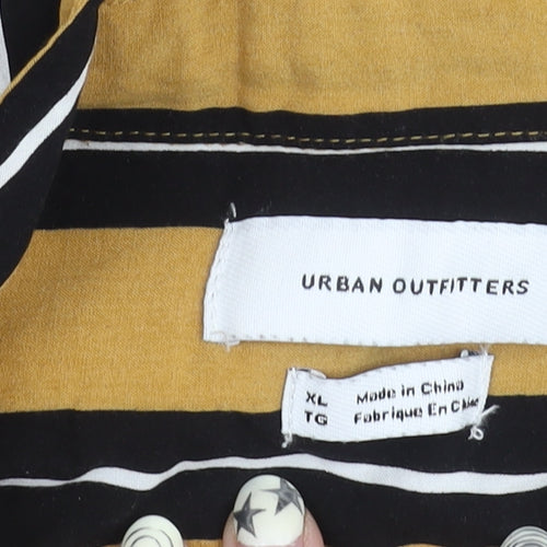 Urban Outfitters Men's XL Striped Casual Shirt Multicoloured