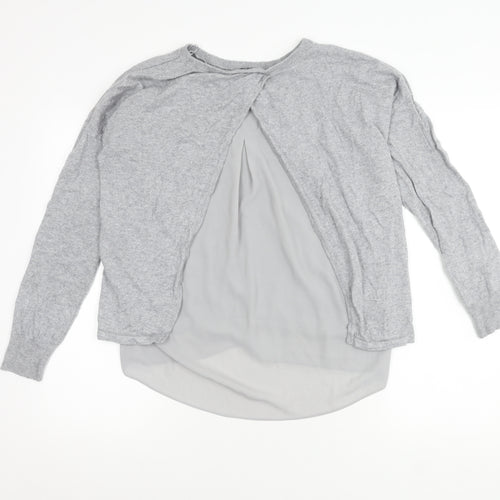 Marks and Spencer Women's Grey Pullover Jumper Size 10