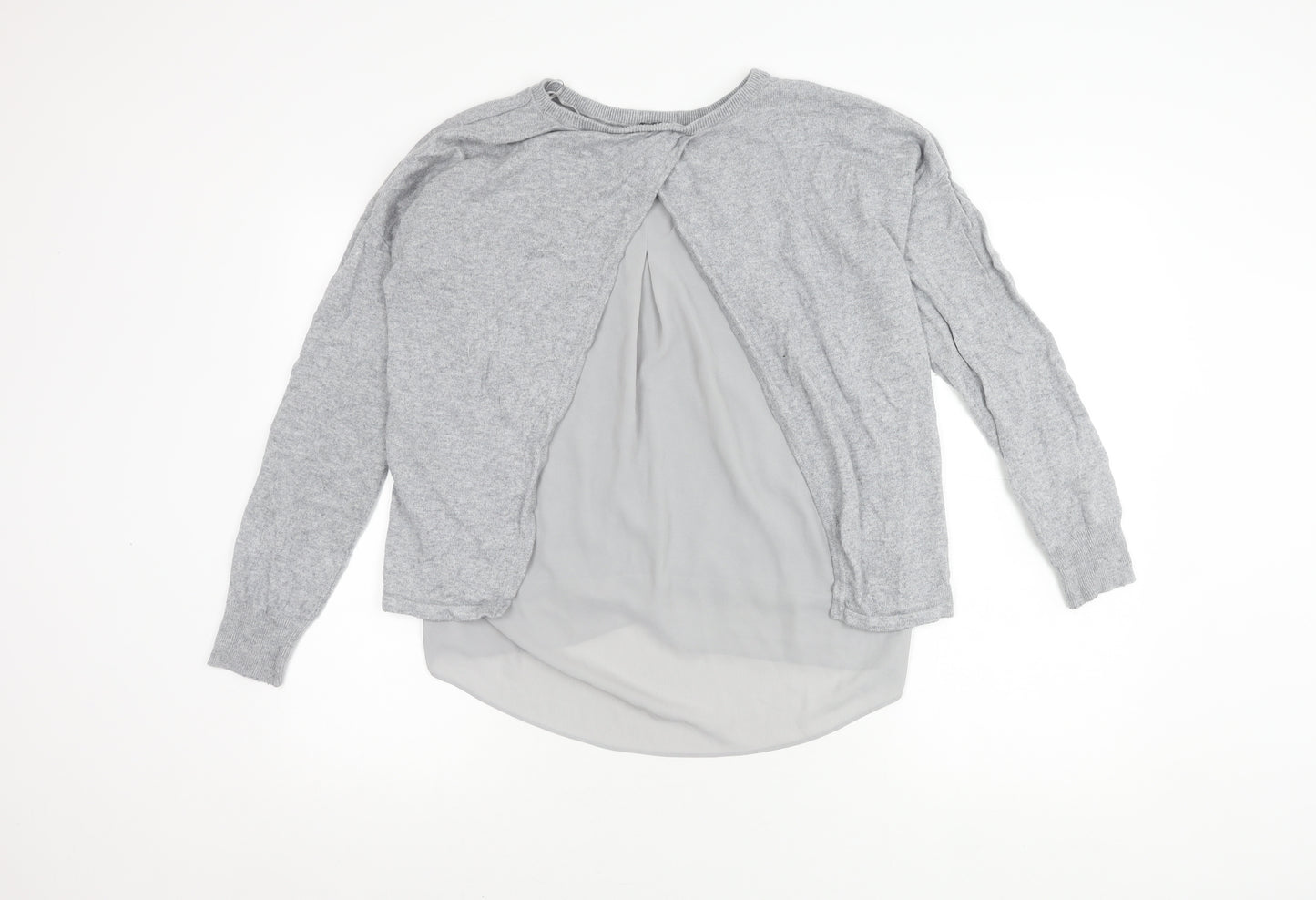 Marks and Spencer Women's Grey Pullover Jumper Size 10