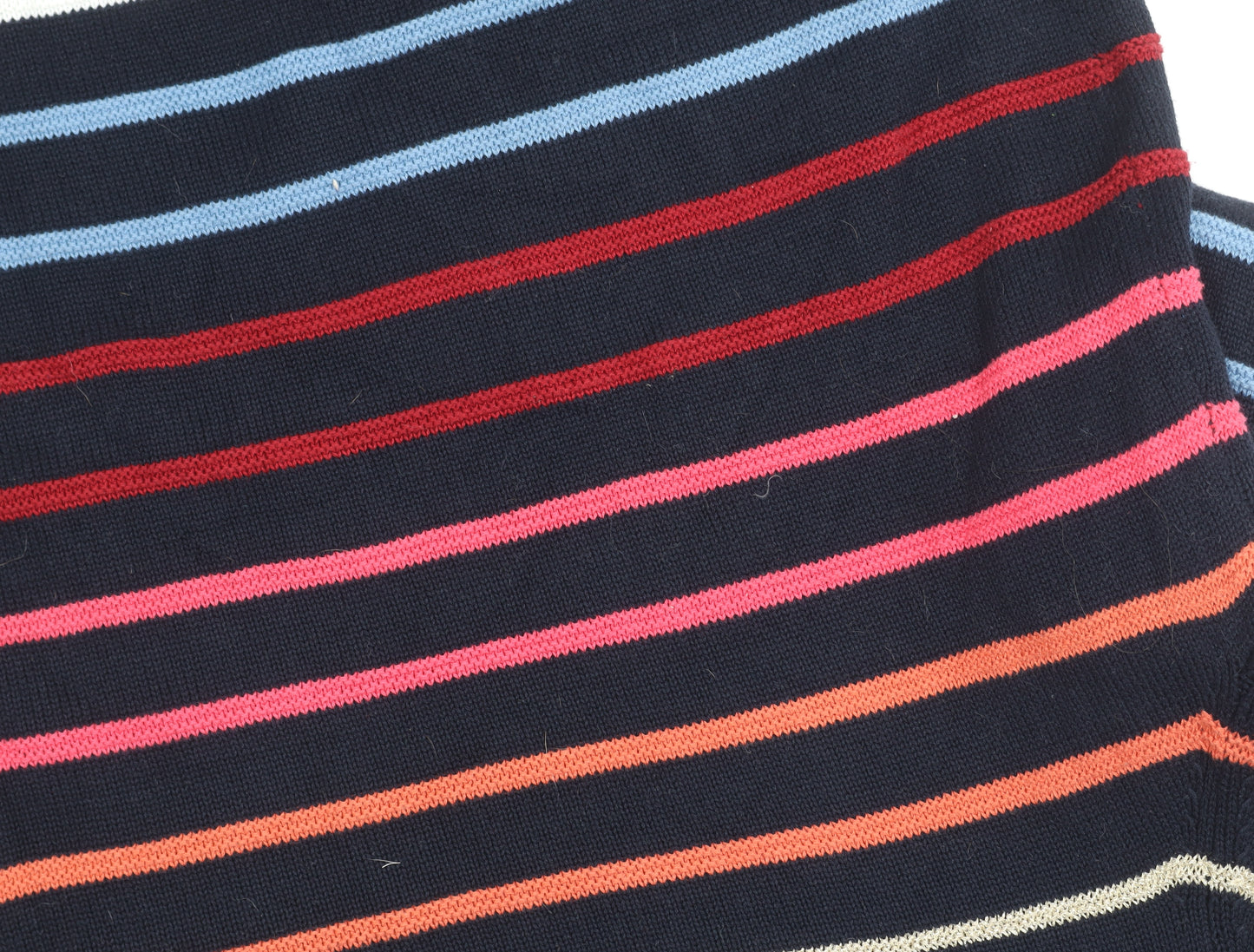 Julipa Women's Multicoloured Striped Pullover Jumper