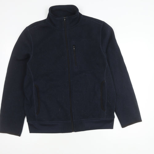 Marks and Spencer Men's Blue Full Zip Jacket M