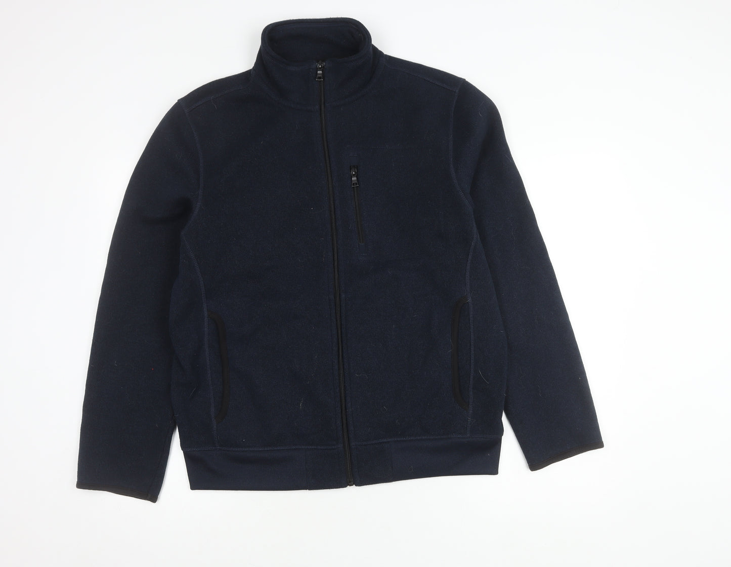 Marks and Spencer Men's Blue Full Zip Jacket M