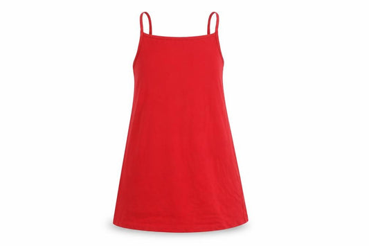 Next Girls Red Knee Length Sleeveless Dress