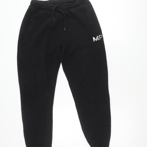 MP Men's Black Jogger Trousers in Size S