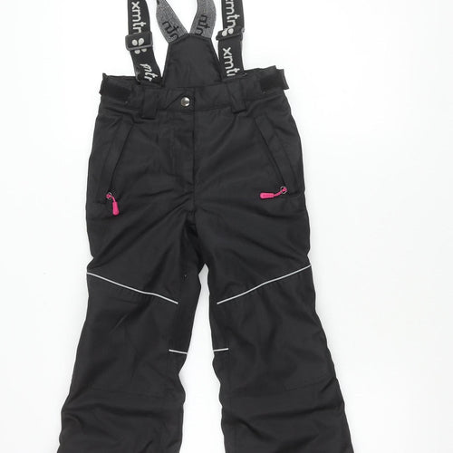XMTN Girls Black Ski Trousers Size 5 - Excellent Condition