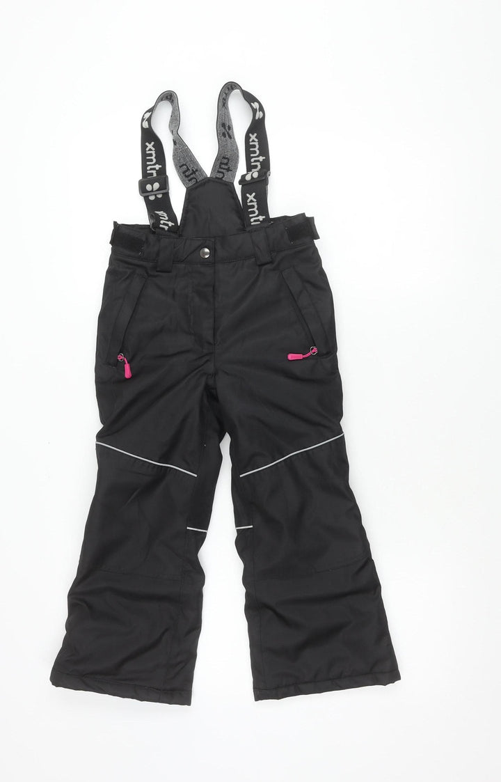 XMTN Girls Black Ski Trousers Size 5 - Excellent Condition