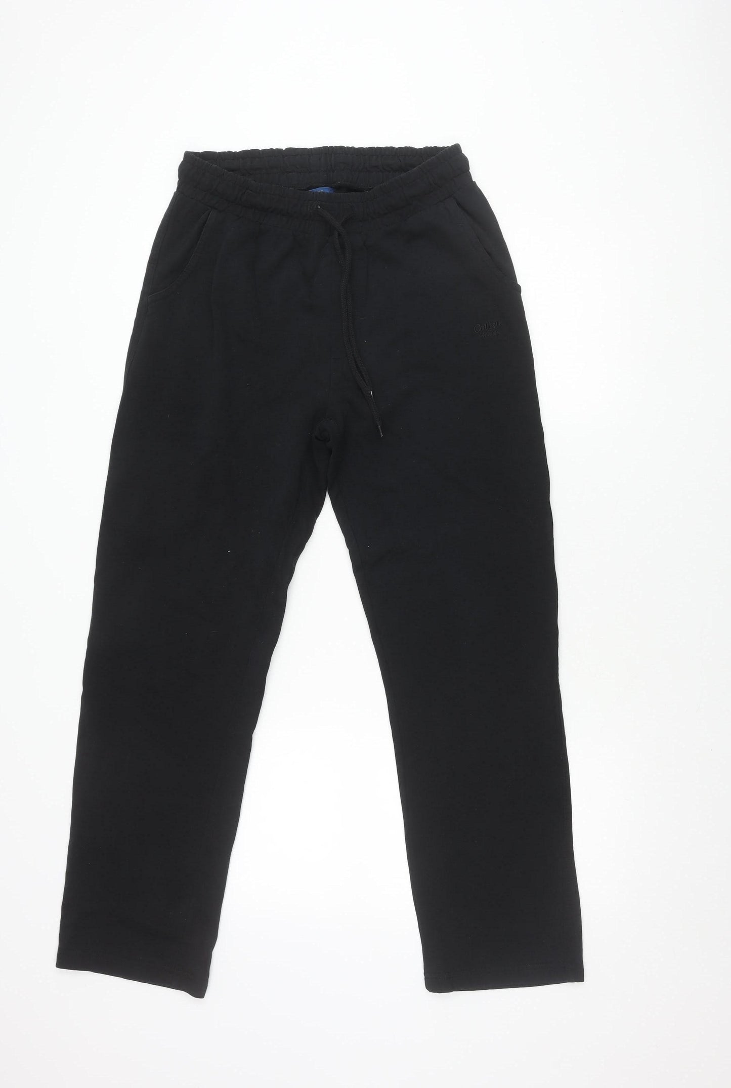 Cotton Traders Black Relaxed Fit Joggers, M, Unisex