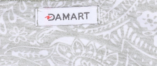 Damart Womens Green Paisley Dress Size 18