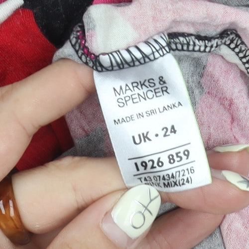 Marks and Spencer Women's Multicoloured Top UK 24
