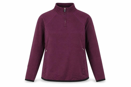 Front view of Northern Expo Women's Purple Pullover Sweatshirt UK 12