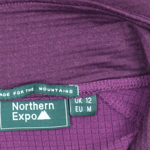Northern Expo Women's Purple Pullover Sweatshirt UK 12