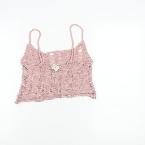 Urban Outfitters Women’s Pink Knit Tank Camisole M
