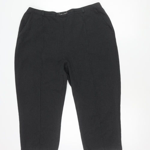Honor Millburn Black Women's Trousers Size 20