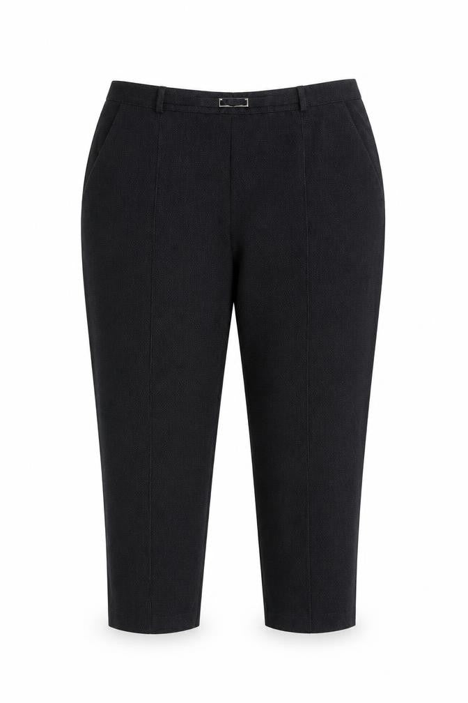 Front view of Honor Millburn Black Women's Trousers, size 20