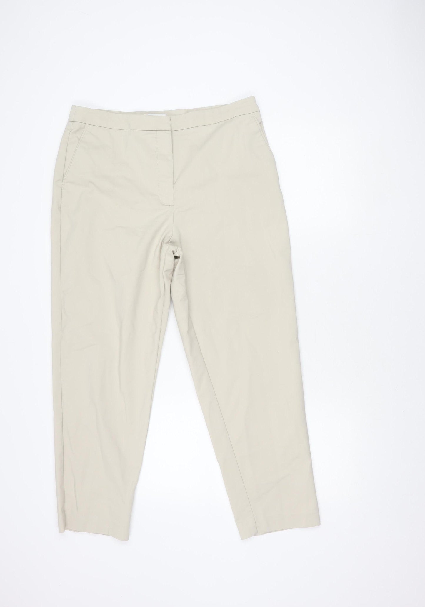Marks and Spencer Beige Women's Trousers Size 16