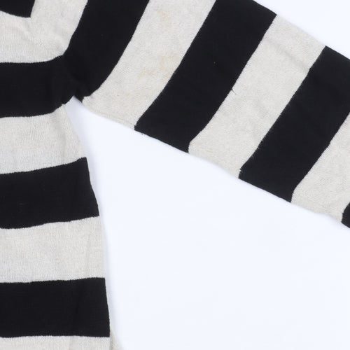 Masai Women's Black Stripe Tunic Jumper, Size S