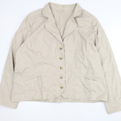 EWM Beige Women's Blazer Size 20