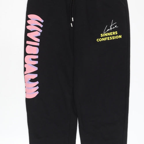 The Couture Club Women's Black Jogger Trousers XS