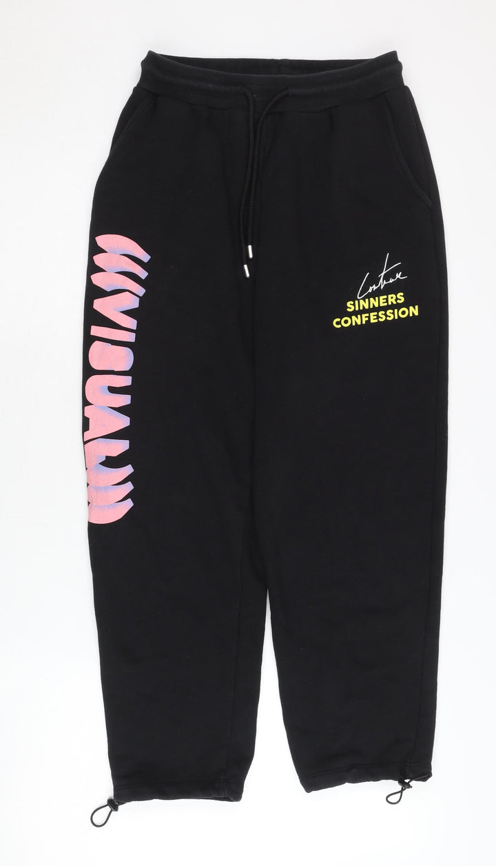 The Couture Club Women's Black Jogger Trousers XS