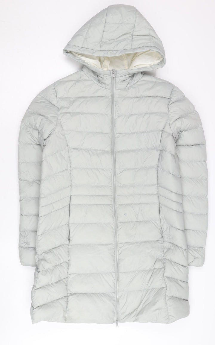 Baleno Women's White Puffer Jacket Size 14 Winter Hooded