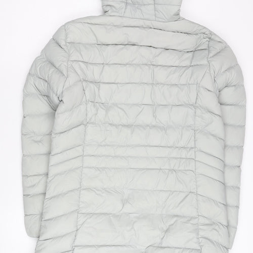 Baleno Women's White Puffer Jacket Size 14 Winter Hooded