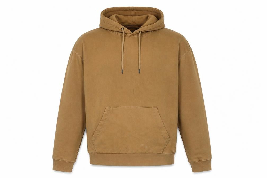 Front view of Jack & Jones Brown Men's Pullover S Hoodie