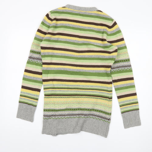 Next Women Multicoloured V-Neck Pullover Jumper Size 12