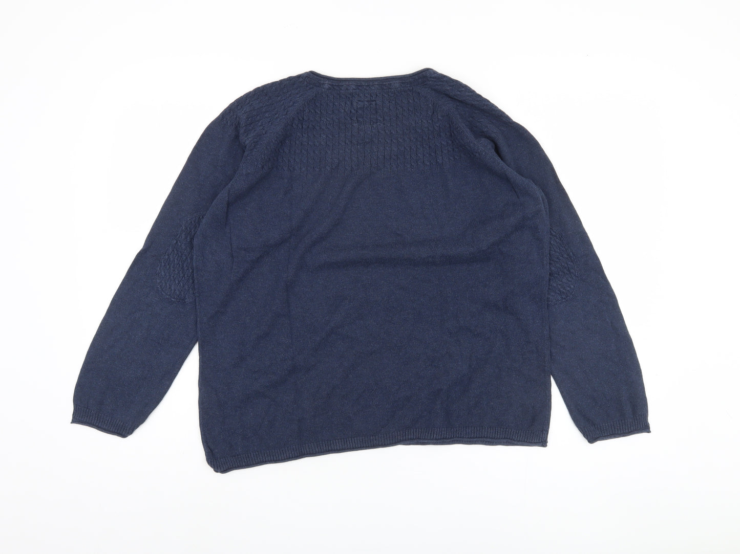 Mantaray Women's Blue Cotton Jumper Size 18