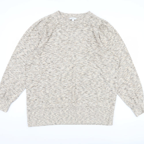 Next Women's Beige XL Crew Neck Jumper