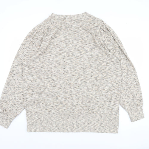 Next Women's Beige XL Crew Neck Jumper