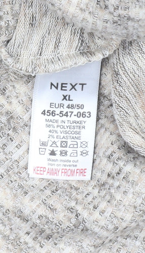 Next Women's Beige XL Crew Neck Jumper
