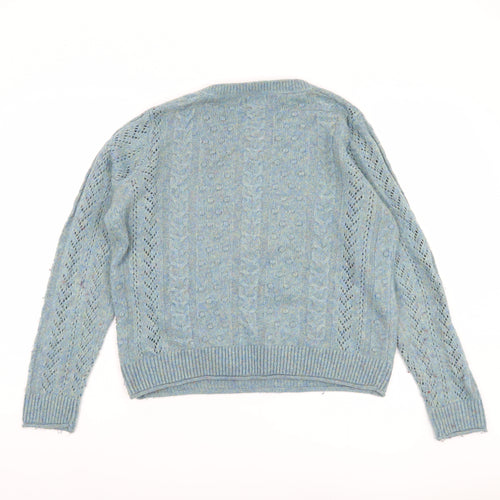 Fat Face Women's Blue Pullover Jumper, Size 12