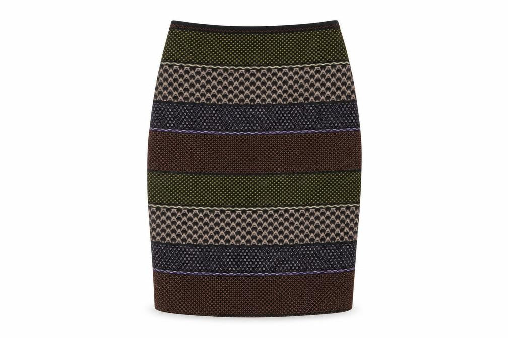 Front view of Marks & Spencer Women's Multicoloured Midi Skirt