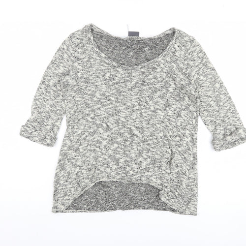 Sparkle & Fade Women's Grey Pullover Jumper Size S