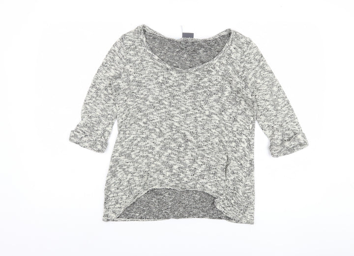 Sparkle & Fade Women's Grey Pullover Jumper Size S