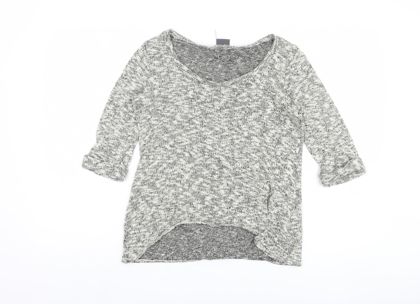 Sparkle & Fade Women's Grey Pullover Jumper Size S