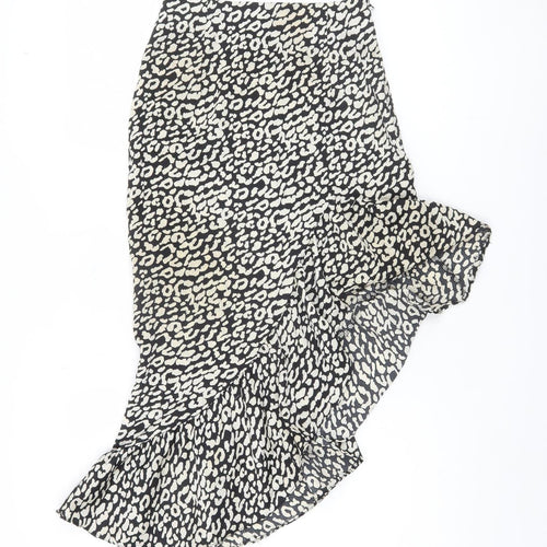 NAANAA Women's Animal Print Midi Skirt Size 6