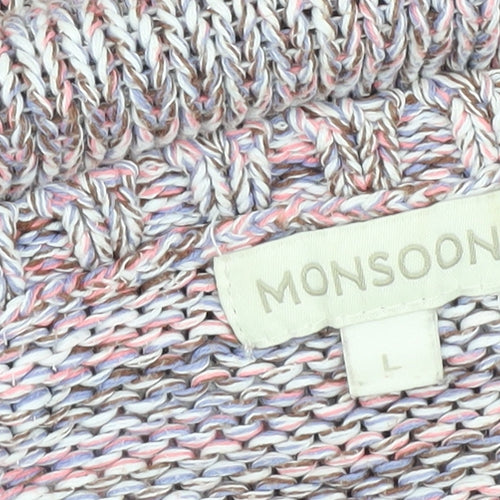 Monsoon Women's Multicolour Knit Jumper Size L
